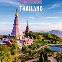 2027 16-Month Calendar Thailand Square Wall, Red Robin RR271343