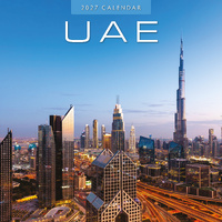 2027 16-Month Calendar UAE Square Wall, Red Robin RR271345