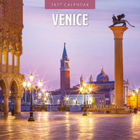 2027 16-Month Calendar Venice Square Wall, Red Robin RR271346