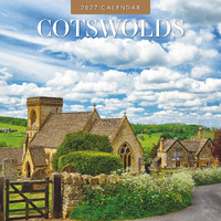 2027 16-Month Calendar Cotswolds Square Wall, Red Robin RR271351