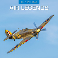 2027 16-Month Calendar Air Legends Square Wall, Red Robin RR271364