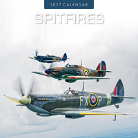 2027 16-Month Calendar Spitfires Square Wall, Red Robin RR271376