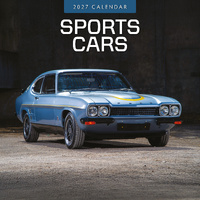 2027 16-Month Calendar Sports Cars Square Wall, Red Robin RR271377