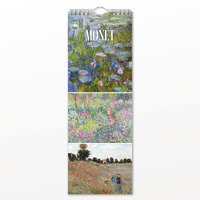 2027 16-Month Calendar Monet Slim Wall, Red Robin RR272040