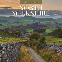 2027 16-Month Calendar North Yorkshire Square Wall, Red Robin RR271408