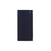 2022 Diary Classic Slim Month to View Landscape Dark Blue by Letts 22-C12SBE