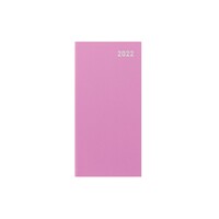 2022 Diary Principal Slim Month to View Pink by Letts 22-TP1SPK