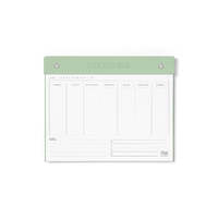 Undated Planner Conscious Weekly Notepad Sage by Letts of London