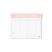 Undated Planner Conscious Weekly Notepad Rosewater by Letts of London