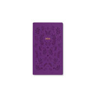 2024 Diary Woodland Med Pocket Week to View Purple Multilanguage Letts 24-082175