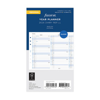 2026 Refill Filofax Classic Personal Year Planner Vertical Fold-Out 26-68402