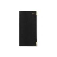 2026 Diary Letts of London Classic Slim Month to View Landscape Black C12SBK