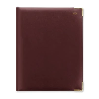 2026 Diary Letts of London Classic Quarto Week to View Vertical w/ Appointments Burgundy C32YBY