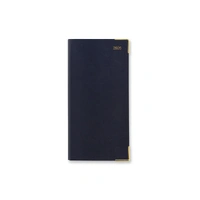 2026 Diary Letts of London Classic Slim Week to Page Dark Blue T75SBL