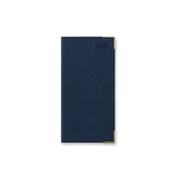 2026 Diary Letts of London Connoisseur Slim Week to View w/ Appointments Blue TC3SUBL