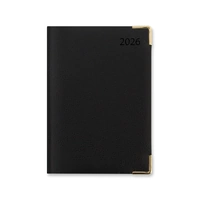 2026 Diary Letts of London Connoisseur A5 Week to View Black TC3XBK