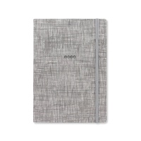 2026 Diary Letts of London Edge A5 Week to View w/ Notes Grey Grid 082341