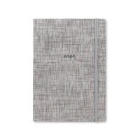 2026 Diary Letts of London Edge A5 Week to View w/ Notes Grey Grid 082341