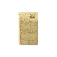 2026 Diary Letts of London Ladydate Medium Pocket Week to View Gold TLADYSLIM