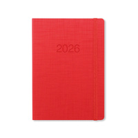 2026 Diary Letts of London Memo A5 Week to View Red 080267