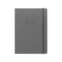 2026 Diary Letts of London Memo A6 Week to View Concrete 082492