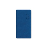 2026 Diary Letts of London Milano Slim Week to View Blue 080558