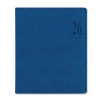 2026 Diary Letts of London Milano Quarto Week to View Vertical w/ Appointments Blue 080562