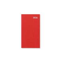 2026 Diary Letts of London Principal Medium Pocket Week to View Red TP3NRD