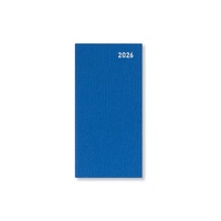2026 Diary Letts of London Principal Slim Week to View Blue TP3SUBL
