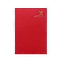 2026 Diary Letts of London Standard A5 Day to Page w/ Appointments Red T11XRD