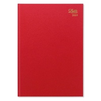 2026 Diary Letts of London Standard A4 Week to View Red T31ZRD