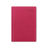 2026 Diary Letts of London Verona A5 Day to Page w/ Appointments & Planner Pink 080451
