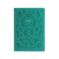 2026 Diary Letts of London Woodland A5 Week to View Green 082161
