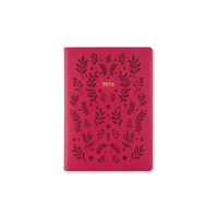 2026 Diary Letts of London Woodland A6 Week to View Pink 082168