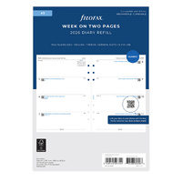 2026 Refill Filofax Classic A5 Week to View Multilanguage 26-68516