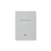 2026 Diary Letts of London Titanium A6 Day to Page w/ Appointments Silver 082592