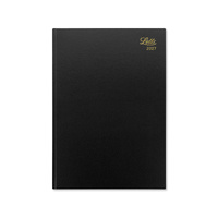 2027 Diary Letts of London Standard A4 Week to View Black, 27-T31ZBK