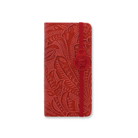 2027 Diary Letts of London Baroque Slim Week to View Red, 27-080390