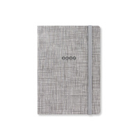 2027 Diary Letts of London Edge A6 Week to View w/ Notes Grey Grid, 27-082340