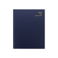 2027 Diary Letts of London Standard Quarto Week to View Vertical w/ Appointments Blue, 27-T31YBL