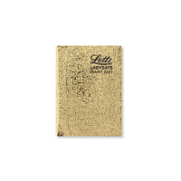 2027 Diary Letts of London Ladydate Mini Pocket Week to View Gold, 27-TLADYG