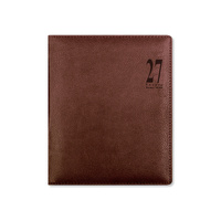 2027 Diary Letts of London Milano Quarto Week to View Vertical w/ Appointments Chocolate, 27-081172