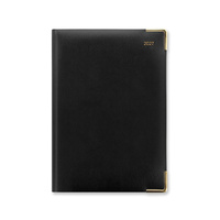 2027 Diary Letts of London Classic A5 Week to View Vertical w/ Appointments Black, 27-C32XBK