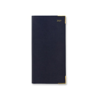2027 Diary Letts of London Classic Slim Week to View w/ Appointments Dark Blue, 27-T35SUBL