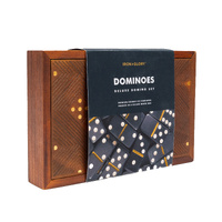 Luckies Iron & Glory Dominoes 19x13cm Deluxe Domino Set, LKIAGDOM