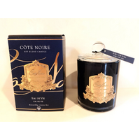 Cote Noire Soy Blend Candle Badged Gold 450 g - Eau de Vie GMC45005