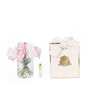 Cote Noire Herringbone Perfumed Flowers - Mixed Pink Rose Buds HCF09