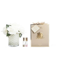 Cote Noire Herringbone Perfumed Flowers - Champagne Roses HCF02