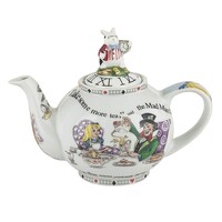 Alice in Wonderland 2-Cup Teapot with Rabbit Lid by Paul Cardew AWL011