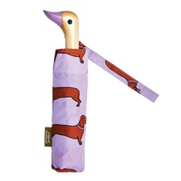 Original Duckhead Umbrella Compact 35cm Coucou Suzette Dachshund Purple, isAlbi CC029
